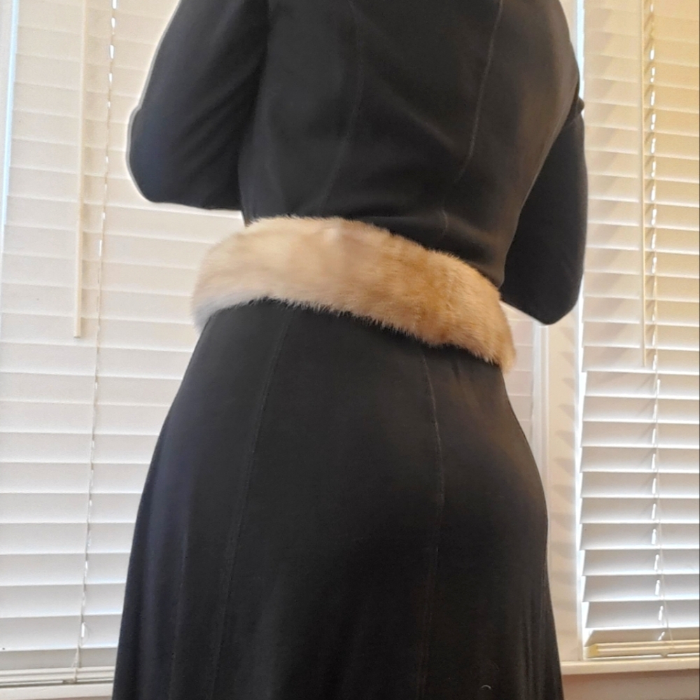 Vintage True Fur Collar Or Fur Belt!